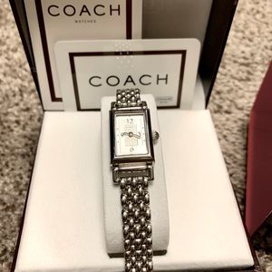 Coach silver watch!